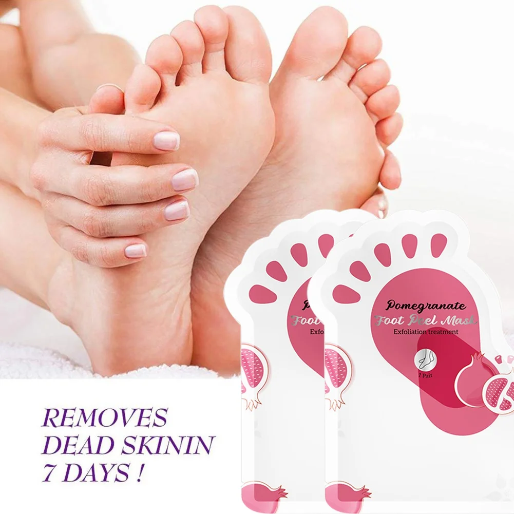 

Отшелушивающая маска для ног с фруктами для удаления омертвевшей кожи, отбеливающая маска для ног на каблуках, отшелушивающая маска для ног...