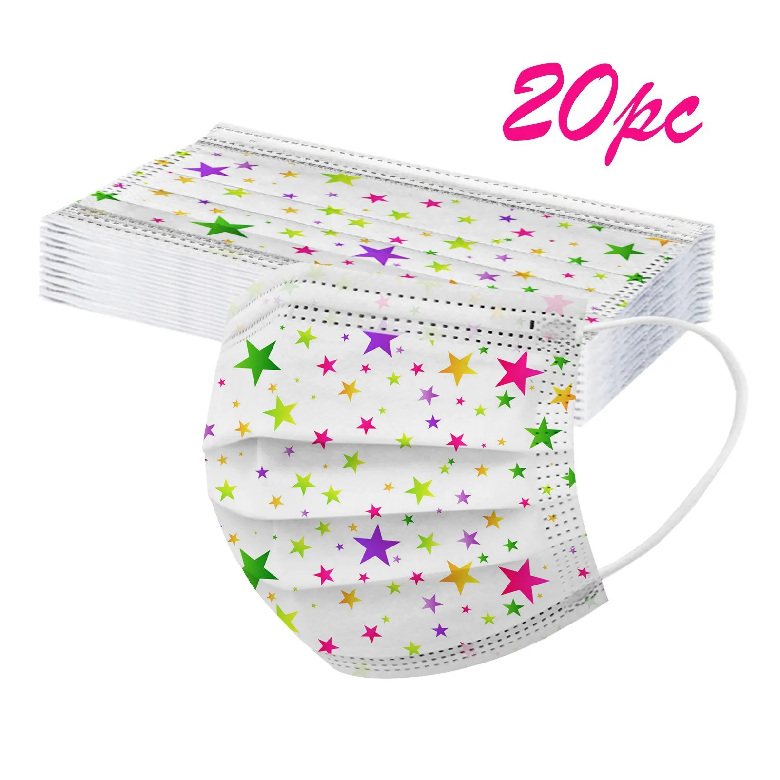 

Mascarillas Maske Disposable Mask Face Mouth Mask 3 Layer Ply Filter Non-woven Anti-Dust Earloops Mask Unisex Mscara Masker