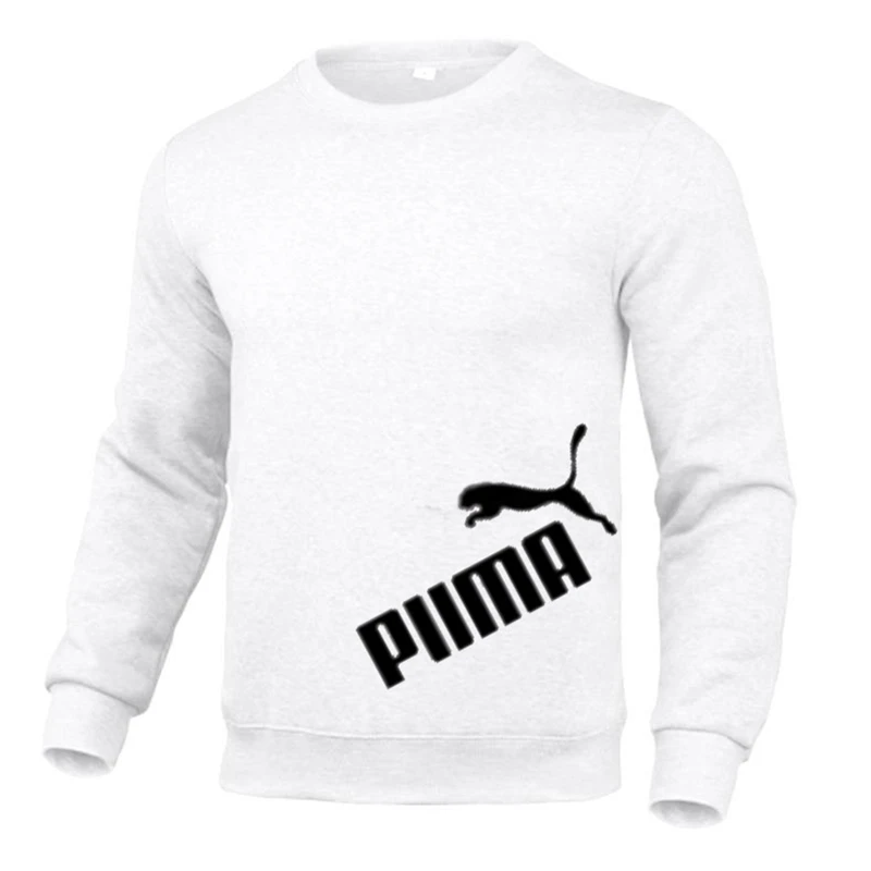 

2021 men's spring and autumn pure cotton brand men's bottoming shirt simple solid color style round neck pullover sweater casual