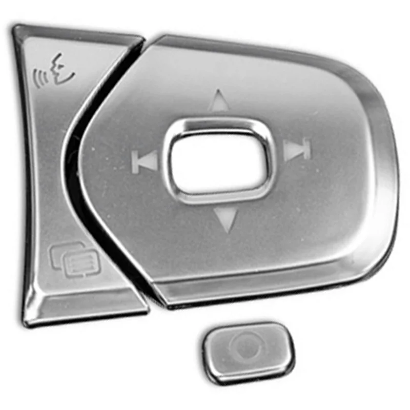 

Steering Wheel Buttons Sequins Decoration Cover Trim 6Pcs for Volvo XC60 S90 XC90 2017-18 Car Styling