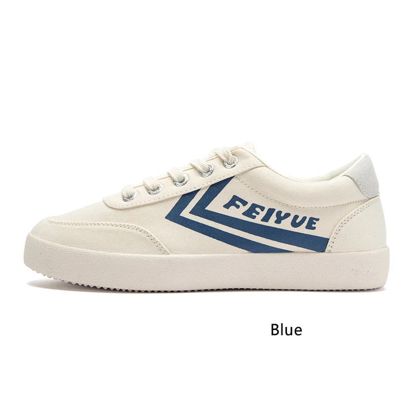 Feiyue/Повседневная мужская и женская обувь; коллекция 8196 года; парусиновая обувь; Вулканизированная обувь с эластичной стелькой; дышащие удобные модные кроссовки - Цвет: Синий