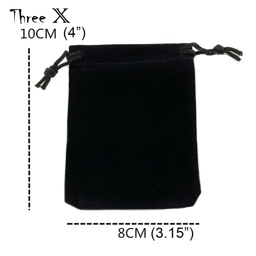 Set of 10 4.0&quot x 3.15&quot Durable Velvet Carry Bag Pouches w/Drawstring for Dice Jewelry Gift Packaging | Спорт и развлечения