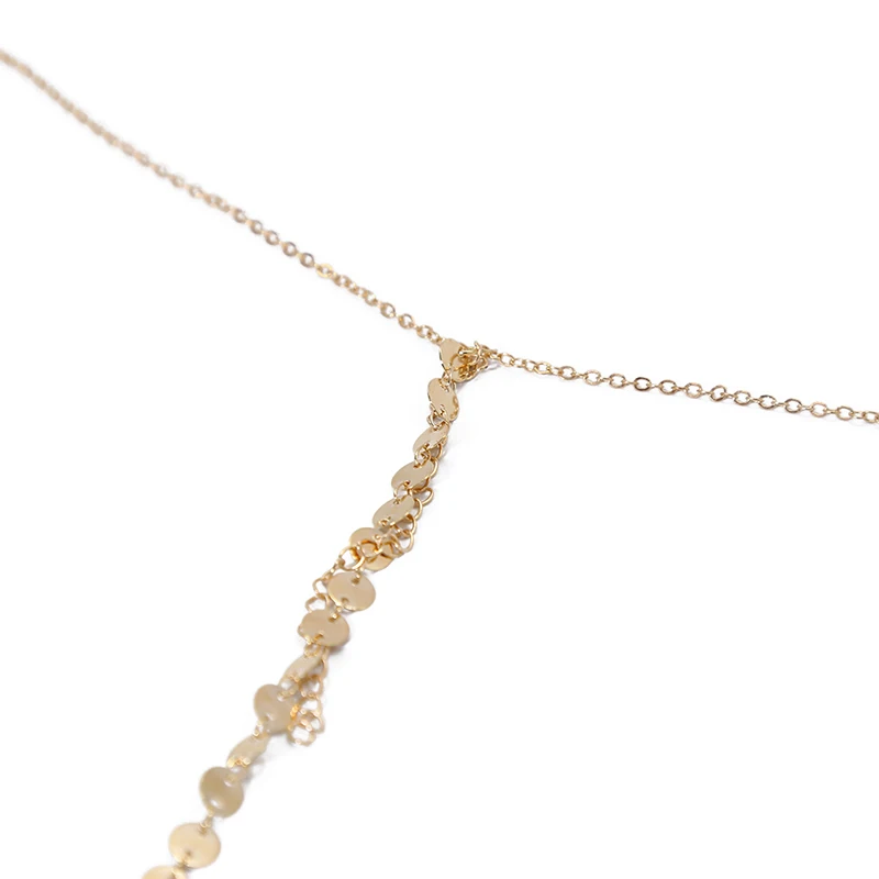 

2020 New Peace Dove Soar Flying Layers Crystal Sequins Chain pigeon bird Water Drop Pendant Multilayer Necklace