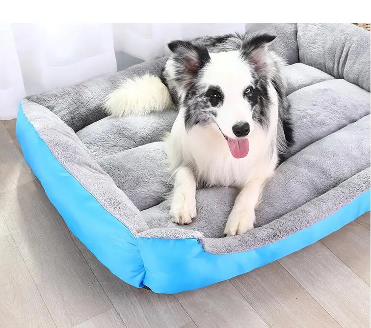 Многоцветная кровать для собаки кошки Спящая мягкая подушка щенка зимний теплый