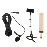 wireless saxophone erhu instrument microphone clip on mic 6 5mm plug w clip