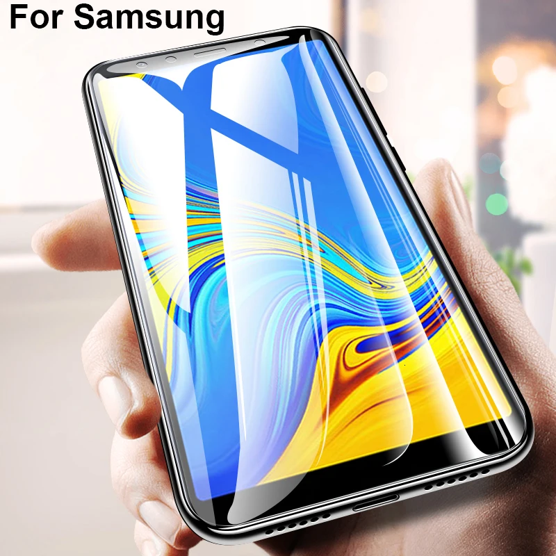 Защита экрана для Samsung Galaxy A7 A750f полное покрытие M10 стекло M20 M 10 20 Закаленное пленка