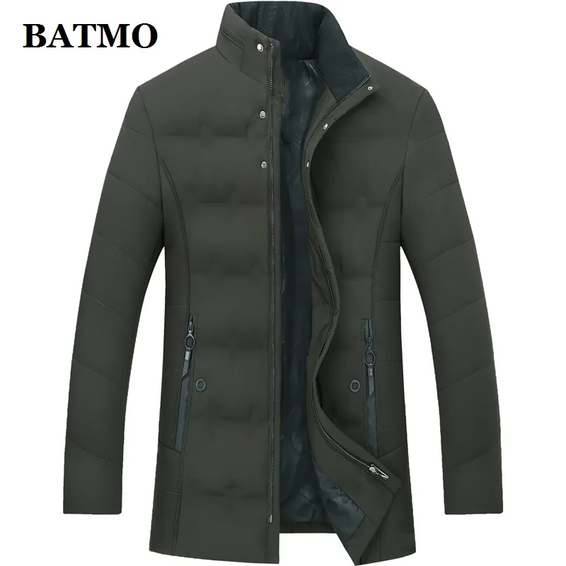 BATMO 2020 Новое поступление зимние белые куртки на утином пуху для мужчин мужские