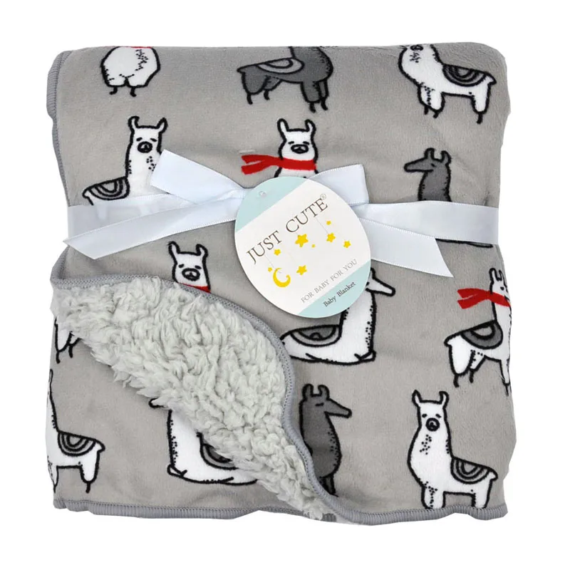 Модное детское одеяло для новорожденных супер мягкое Коралловое флисовое