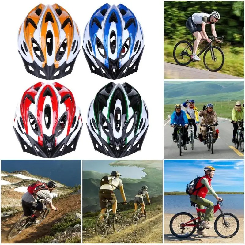 Регулируемый велосипедный шлем сверхлегкий MTB дорожный цельная форма безопасная
