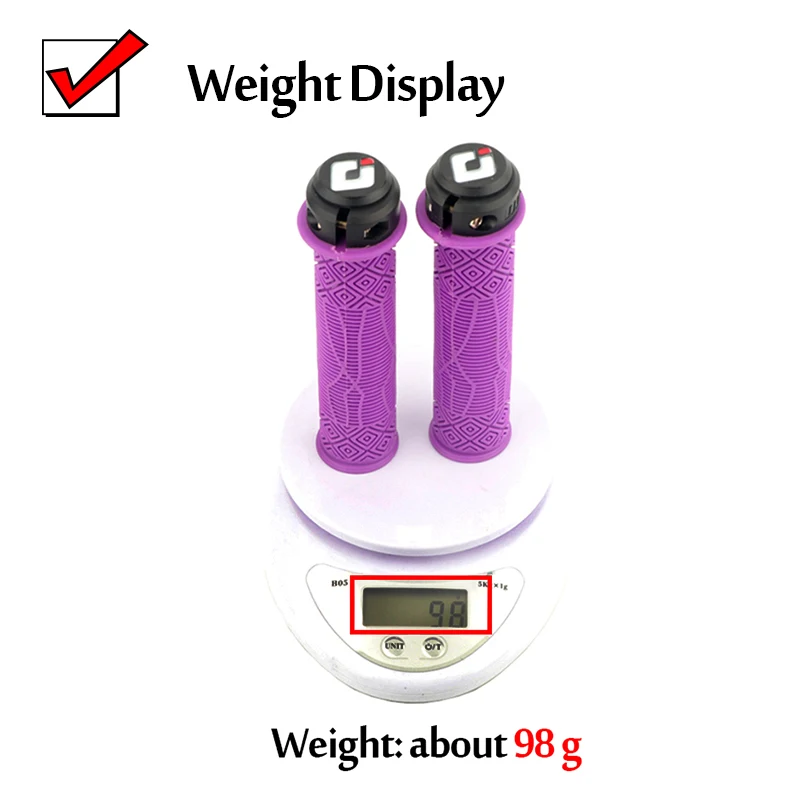 Руль велосипеда ODI MTB Bicycle Grip Lock 22.2мм Резиновые ручки Мягкие антискользящие рукоятки для конца руля, подходят для складных велосипедов BMX XC.