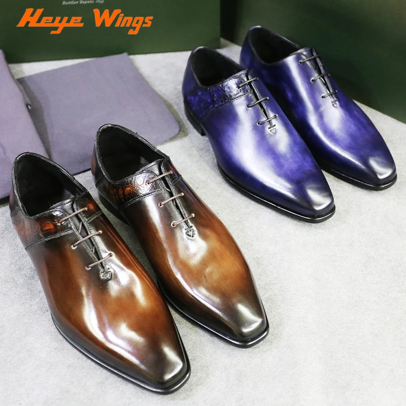 Модный дизайн Новое поступление Мужская парадная обувь goodyear welted ручной работы |