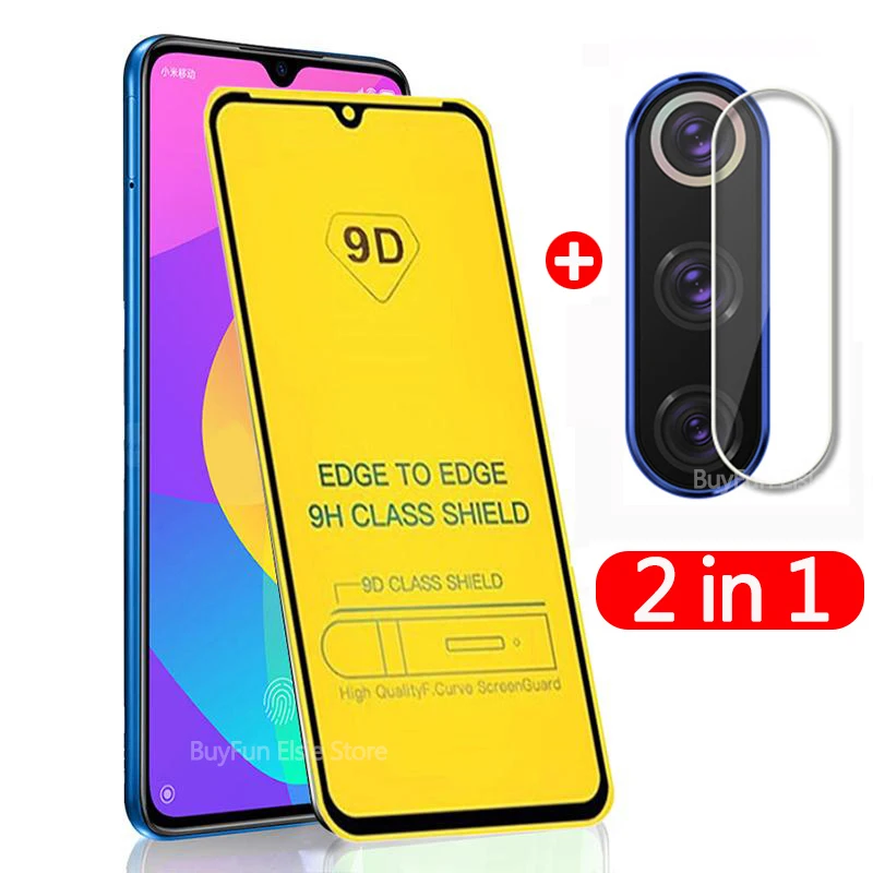 2 в 1 9D Защитная пленка для экрана Xiaomi Mi CC9 CC9E A3 Защитное стекло xiaomi 11 Примечание 10 10t