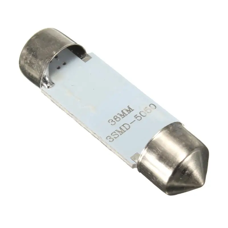 Светильник лампа 2 Вт DC12 белая 36 39 41 мм гирлянда 3SMD 5050 светильник Лицензионная