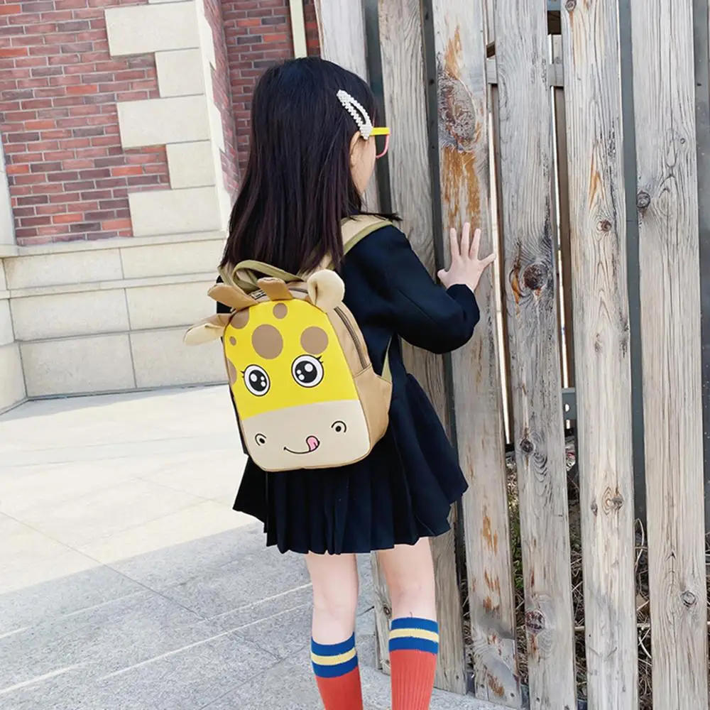 Милый мультяшный холщовый рюкзак для детей школьная сумка детского сада Детский