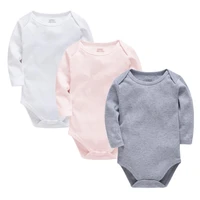 brand new newborn overalls infant baby girls boys autumn causal bodysuits cotton long sleeve solid warm jumpsuits outfit 0 24m