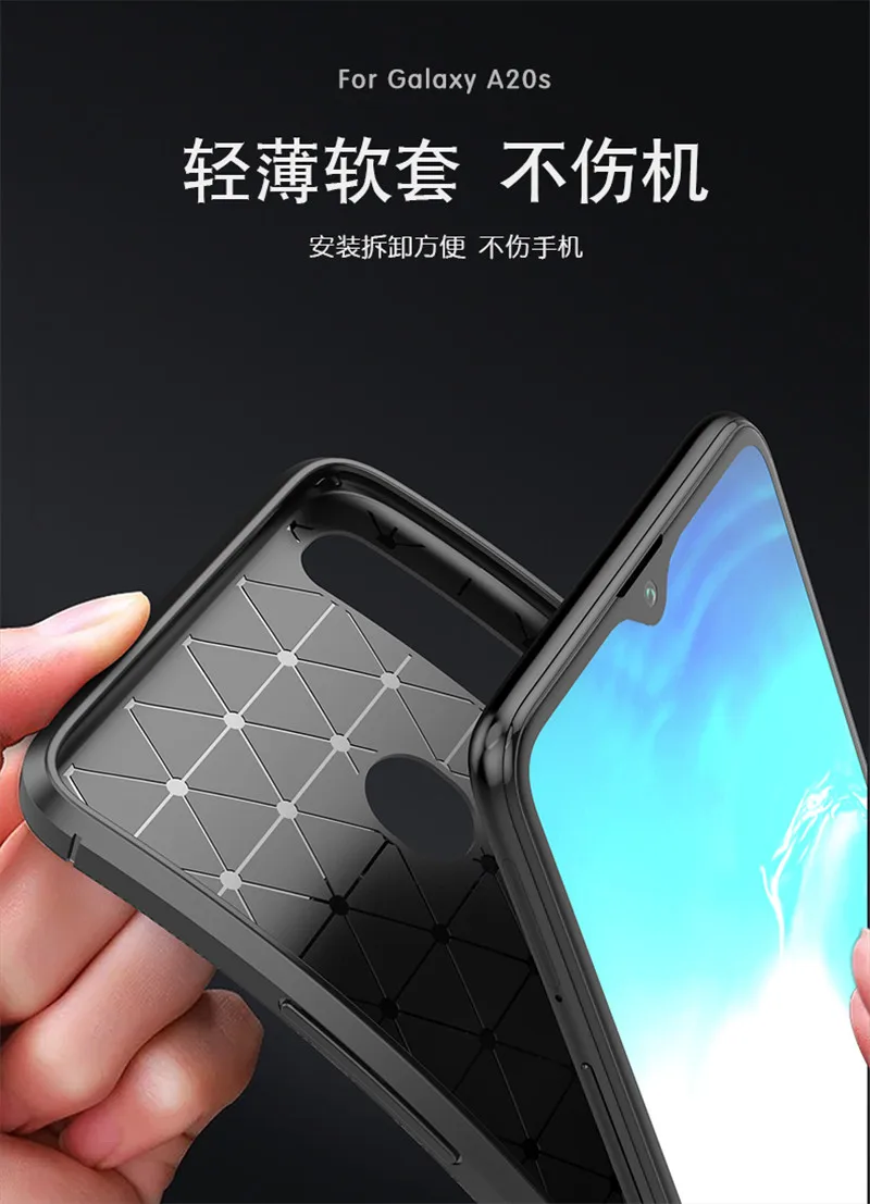 Чехол для samsung Galaxy A50s A30s A50 защитный чехол твердый PC + TPU противоударный телефона