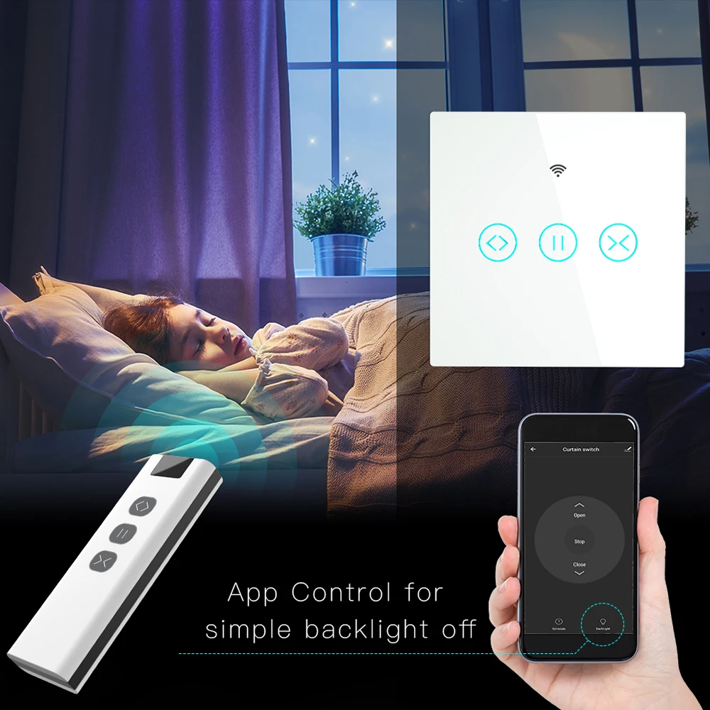 Wi Fi переключатель для штор дистанционное управление через приложение голосовое
