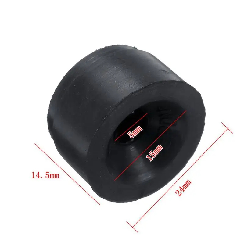 

5Pcs Car Front Engine Protective Cover Rubber Cushion Engine Under Plate Pad