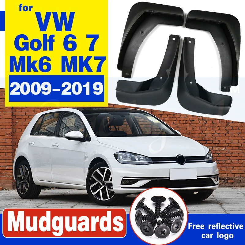 Брызговики для Volkswagen VW Golf 6 7 Mk6 MK7 2009 ~ 2019 брызговики автомобиля фотозащита 2010 2015
