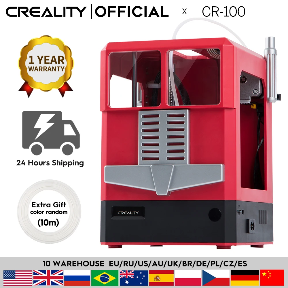 CREALITY 3D принтер CR-100 мини-принтер в подарок | Компьютеры и офис