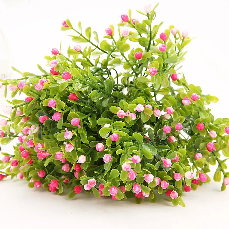 Пластиковая искусственная Цветочная ручка букет Миланского декоративного