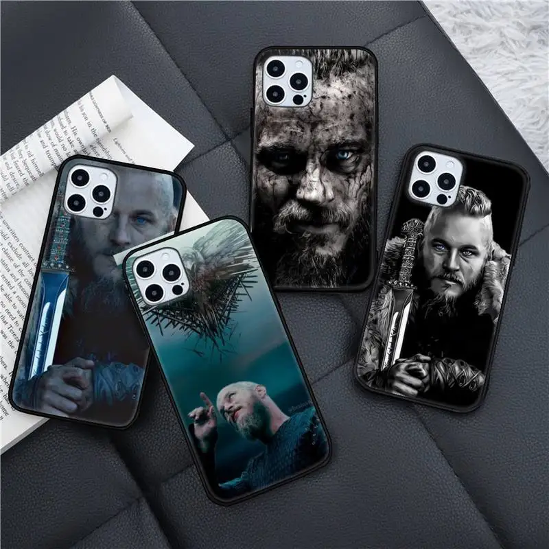 

Ragnar Lothbrok Vikings Phone Case for iPhone 11 12 pro XS MAX 8 7 6 6S Plus X 5S SE 2020 XR mini