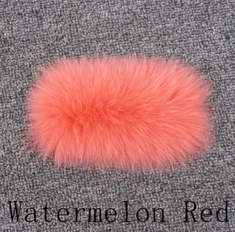 watermelon red QIUCHEN PJ8046 натуральный Лисий мех женский зимний жилет толстый 70 см длинный жилет с круглым вырезом женский модный жилет высокое качество натуральный мех жилет Горячая Распродажа - Цвет: watermelon red