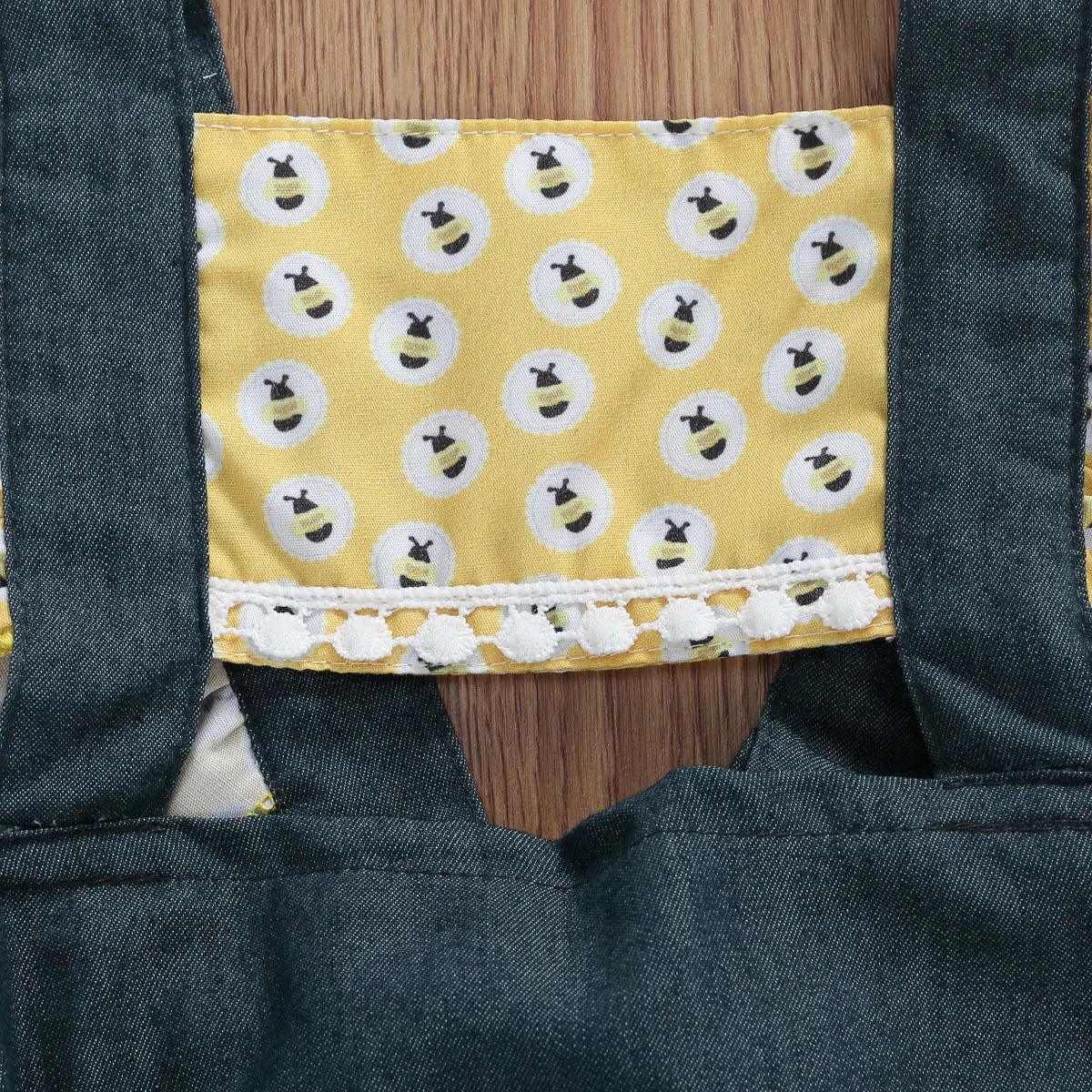 

Pudcoco Summer Newborn Infant Baby Girl Clothes Fly Sleeve Romper Bee Printing Bodysuit Ruffle Jumpsuit Outfits Casual Clothing