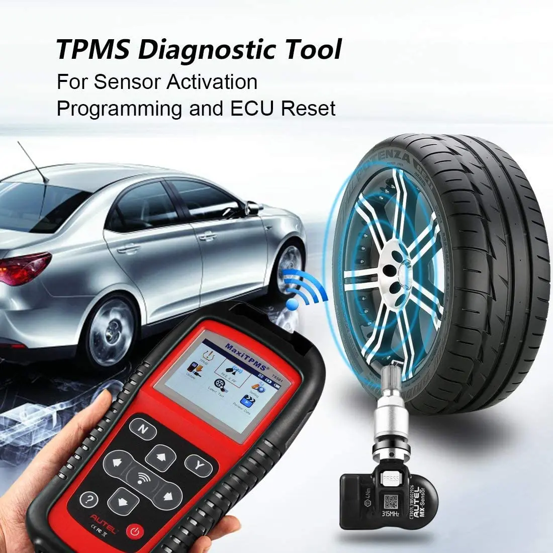 Autel MaxiTPMS TS501 инструмент для переобучения TPMS с активацией датчика