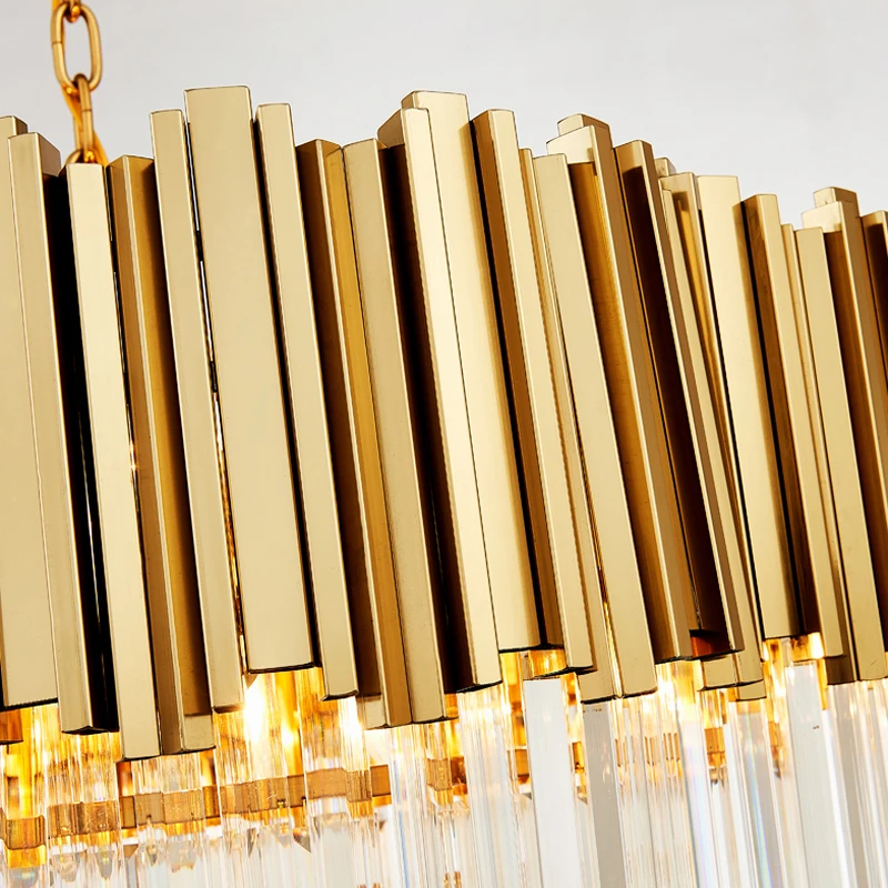 Youlaike Золотая люстра светильник ing креативный дизайн современный хрустальный