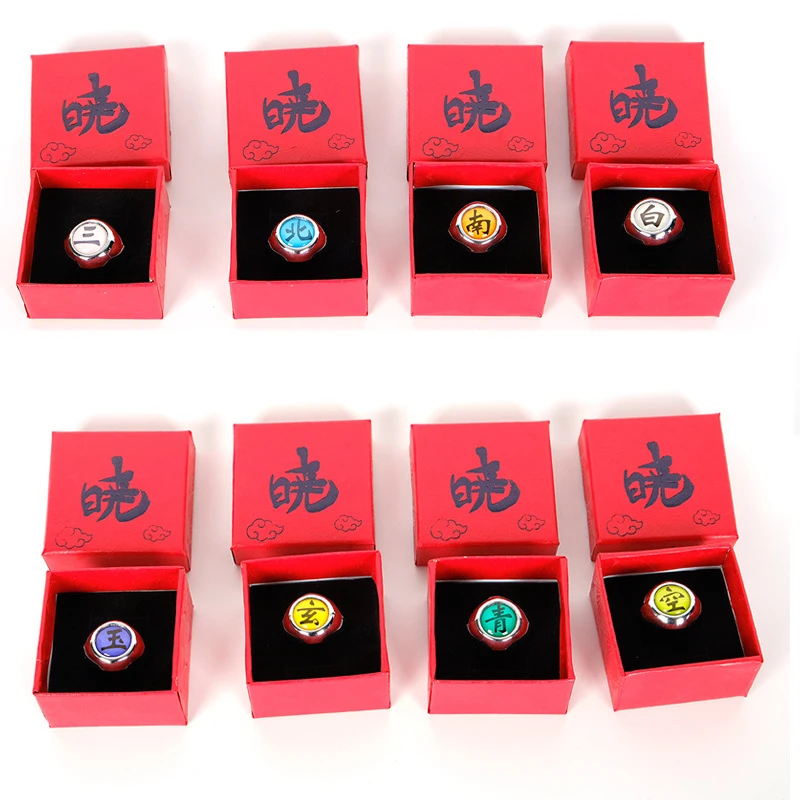 Новое аниме кольцо аксессуары для косплея огненные тени реквизит Наруто в