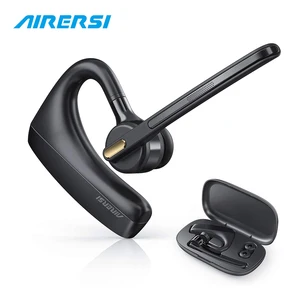 newest bluetooth earphones wireless headphones dual mic noise reduction bluetooth headset with mute switch for all smart phones free global shipping