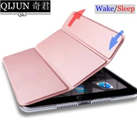 tablet case for apple ipad pro 9 7 pu leather smart sleep wake funda trifold stand solid cover capa bad for a1673 a1674 a1675