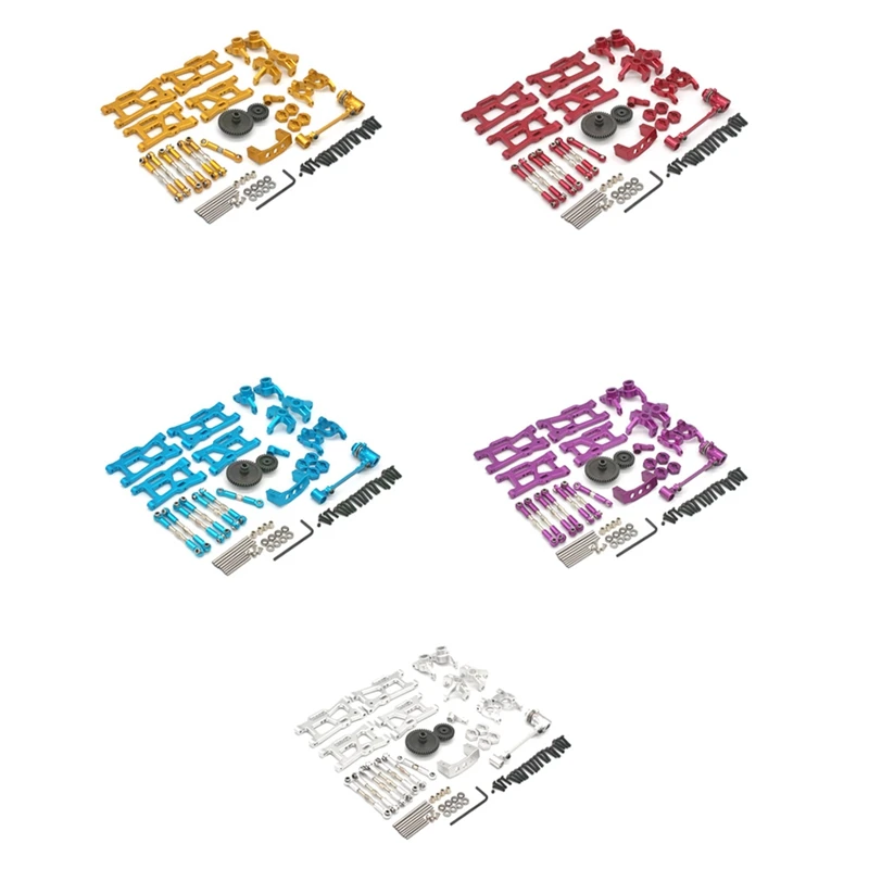 

Семейный комплект, тяговый стержень, поворотный рычаг, комплект рулевого колеса для Wltoys 144001 144002 124017 124018, Радиоуправляемый автомобиль