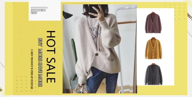 H. SA Европейская мода женский длинный свитер кардиган Vneck Vinatge Повседневный вязаный джемпер длинное вязаное пальто Модный женский свитер