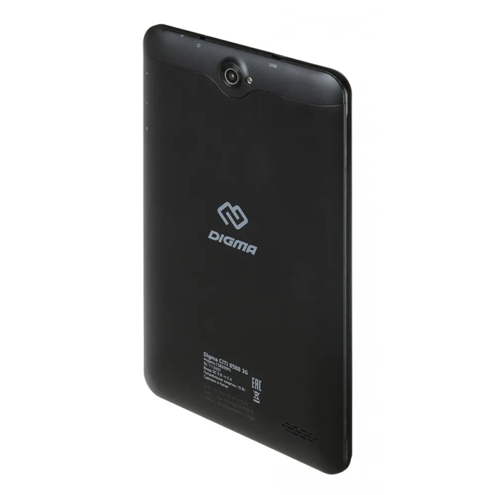 Планшет Digma CITI 8588 3G 1112453/1Gb/16Gb/8"/IPS/1280x800/3G/WiFi/GPS/Android 8.1/microSD 128Gb/3500mAh/TS8205PG/ черный -