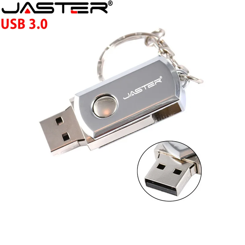 JASTER USB 3,0 высокоскоростной USB флеш-накопитель брелок ручка-накопитель 16 Гб USB флешка Флешка 32 Гб 64 Гб вращающаяся карта памяти флешка