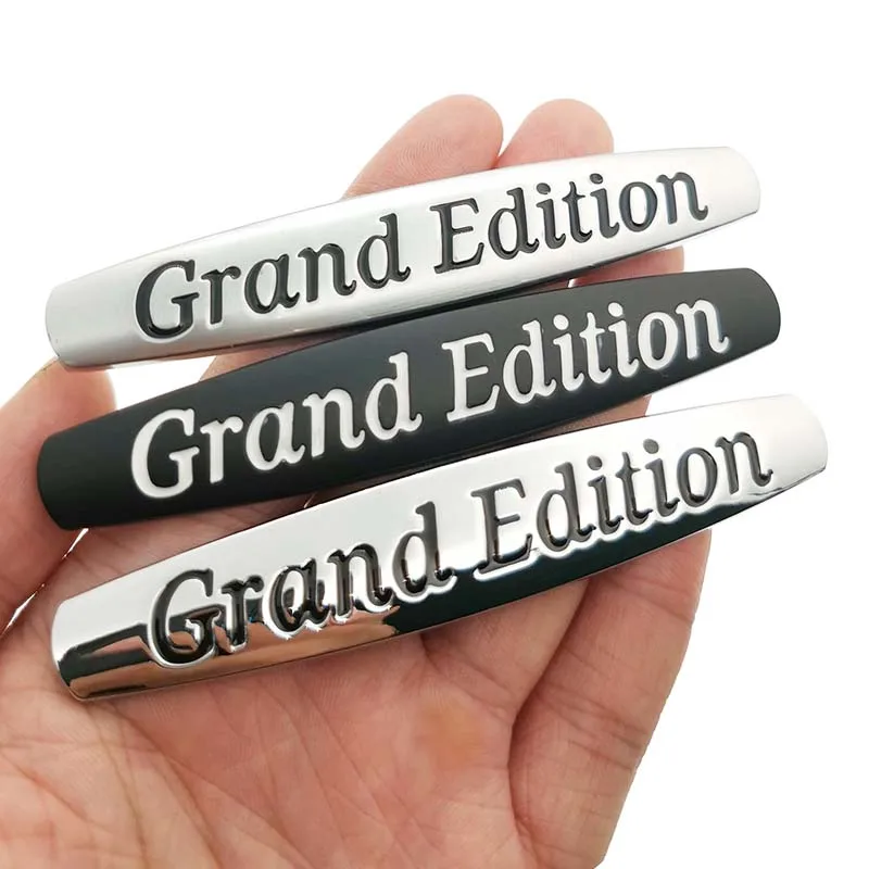 1 шт. металлическая 3D Эмблема для автомобиля Grand Edition заднего багажника наклейки