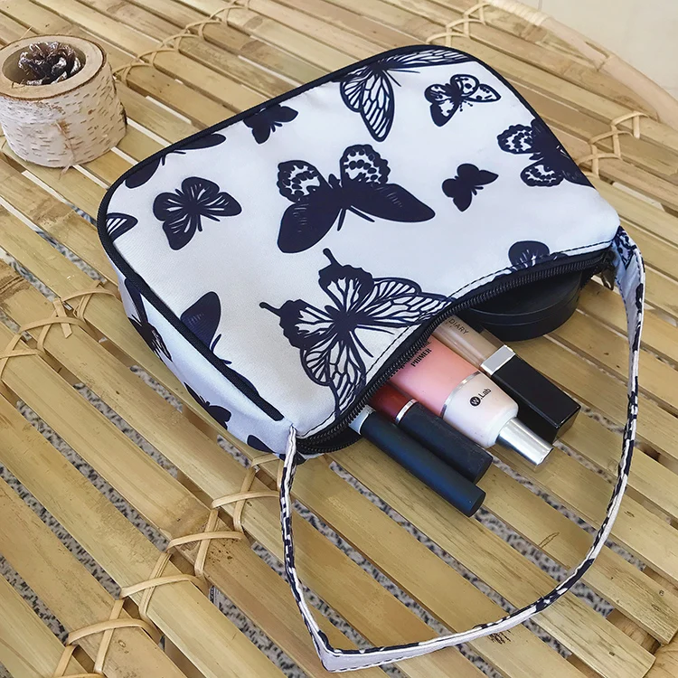 Женские сумки-хобо из полиэстера с рисунком бабочки элегантные винтажные