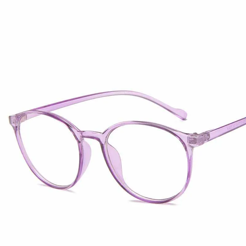 

Fashion Round Girl Clear Myopia Spectacles Frames Siamese Transparent Glasses Frame Boy Ultralight Comfortable Eyeglasses Frame