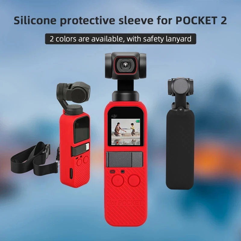 

Protective Cover Case Soft Silicone Lens Cap Protector Dustproof Waterproof for DJI Osmo Pocket 2 Handheld Gimbal Camera