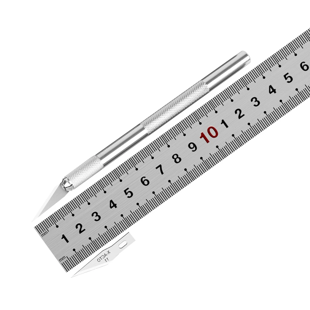 Carving Knife Metal Scalpel Knife Tools Kit Cutter Engraving Craft knives+5pcs Blades Sculpture Knife DIY Repair Hand Tools