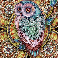 sparkle diamond painting kits for adults kids 5d diy crystal rhinestone owl art set home wall decor 11 811 8inches