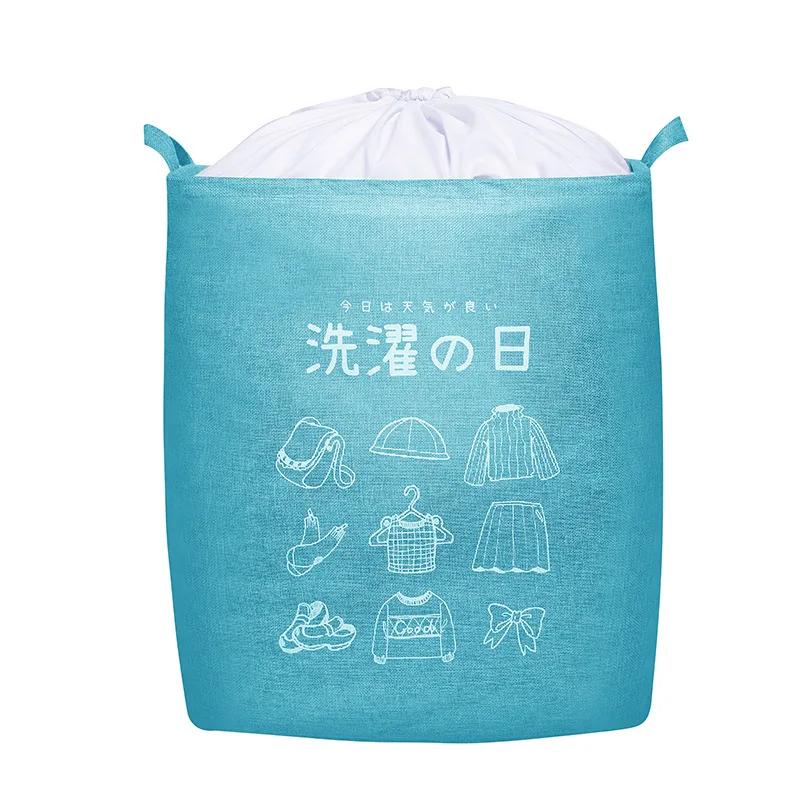 Большая водонепроницаемая корзина для белья подарочная хранения одежды сумка