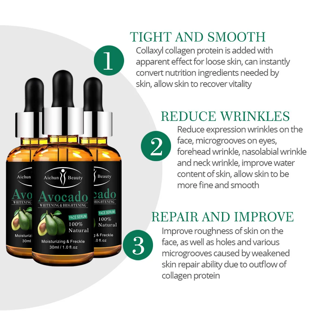 30 мл Сыворотка для восстановления лица ретинол против морщин старения акне