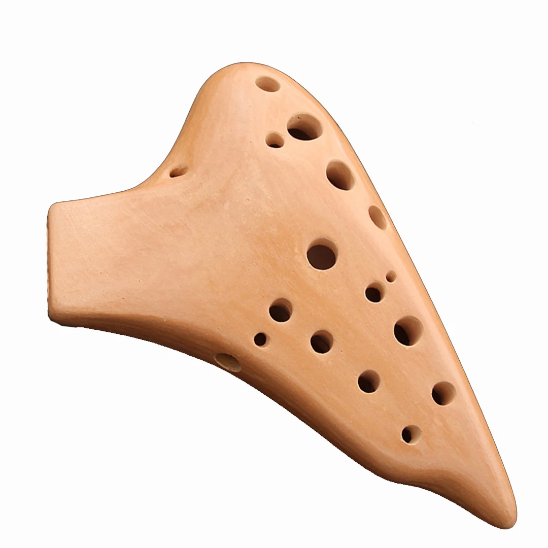 Широкодиапазонное дымчатое паяльное зерно Ocarina Alto C Tone обучающее двухтрубное с 16