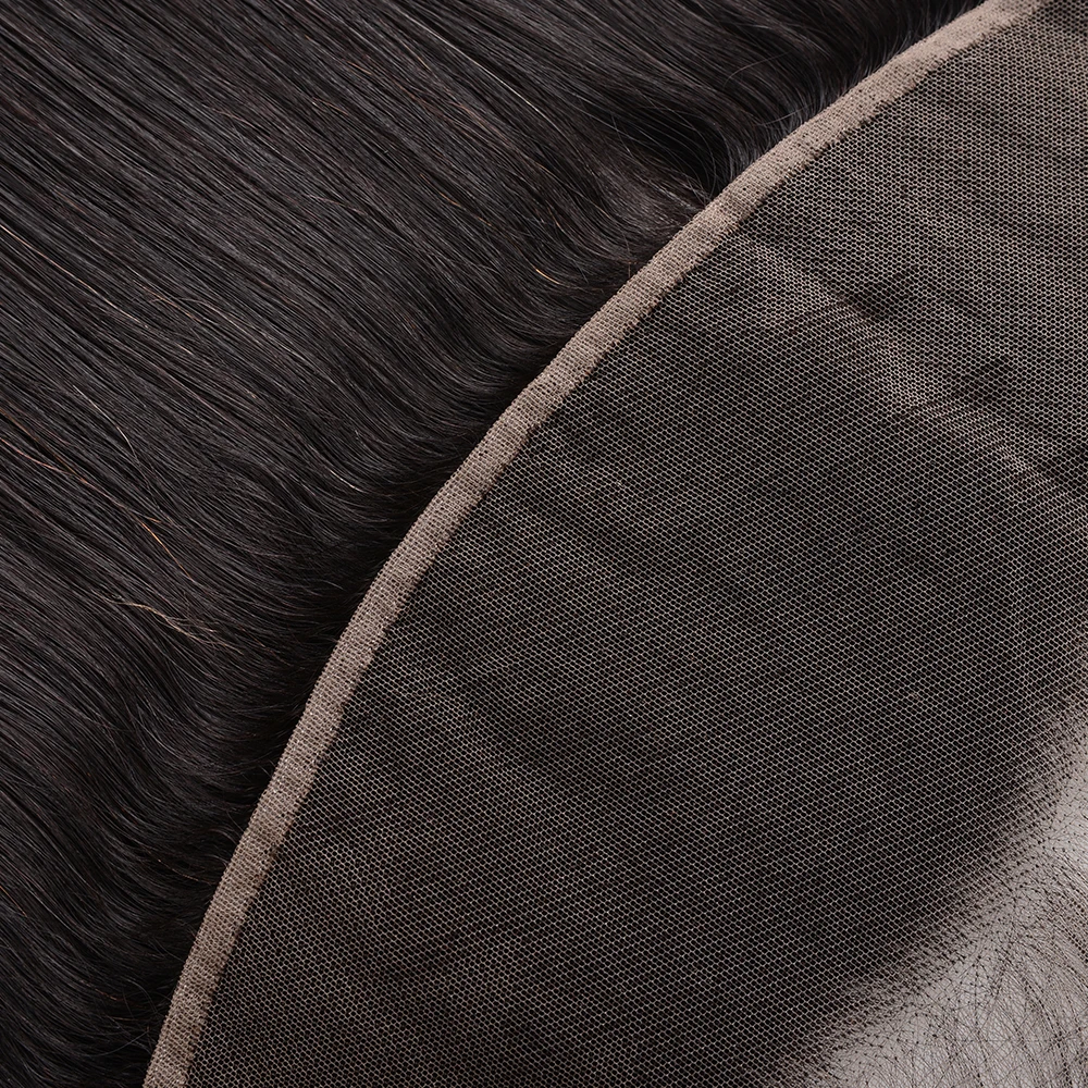 Человеческие волосы на сетке 5x5 бразильские прямые швейцарская кружевная