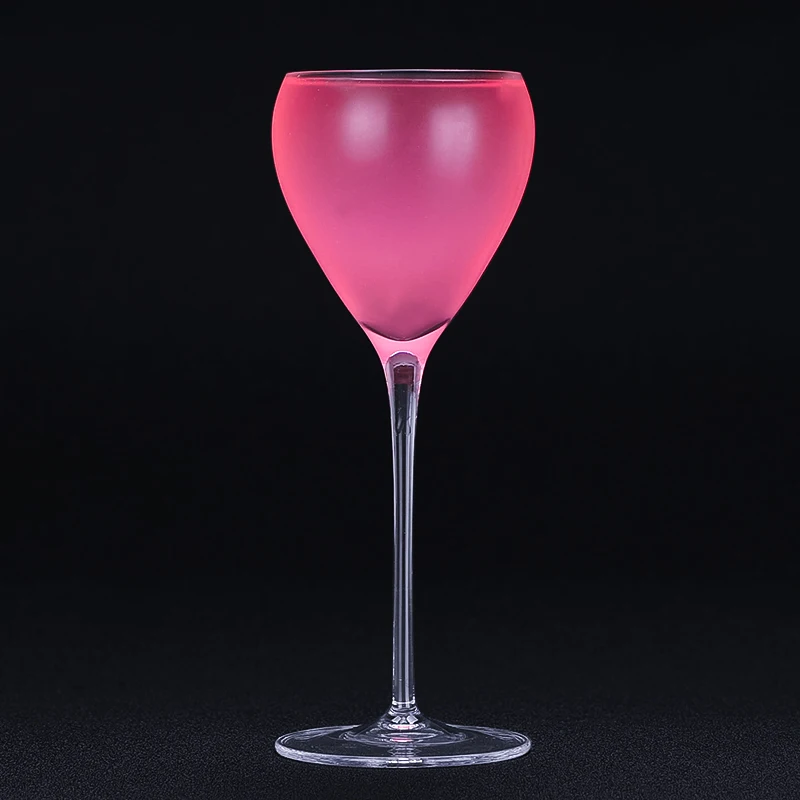 Новинка 2019 бокалы для мартини с высоким содержанием кристалла в форме сердца 190
