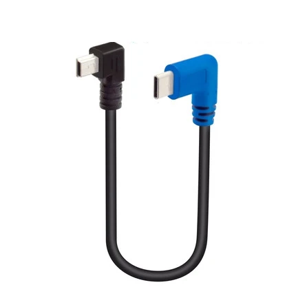 Кабель Micro usb Mini USB для камеры Type-c Угловой кабель передачи данных mini короткий порт