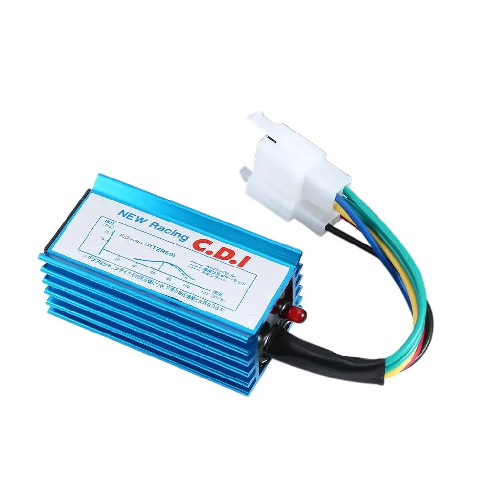 Гоночная Производительность 6 контактов Cdi Box 50cc 100cc 125cc150cc скутер Gy6 двигатель @ 62511
